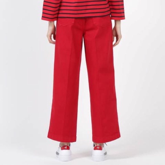 tommy hilfiger wide leg high waist jean - Picture 3 of 5